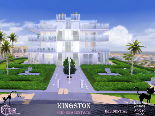 Sims 4 — Kingston by Merit_Selket — the Kingston Apartments in Del Sol Valley are half furnished, so you can decorate one
