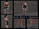 Sims 4 — Josh Dun's Tattoos by Kajcioszek — Josh's tattoo set. I tried to replicate his current tattoos as best I could.