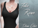 Sims 4 — Tatoo Set - Roses by Daria_Glass — Contain 4 tatoo: 2 tatoo on hip (left and right) 1 tatoo on upper back 1