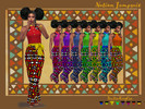 Sims 4 — Nubian Jumpsuit by drteekaycee — 2023 is the year of fabulous African Attire at your Sim's fingertips! This