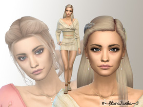 Sims 4 — Monica Williams by starafanka — DOWNLOAD EVERYTHING IF YOU WANT THE SIM TO BE THE SAME AS IN THE PICTURES NO