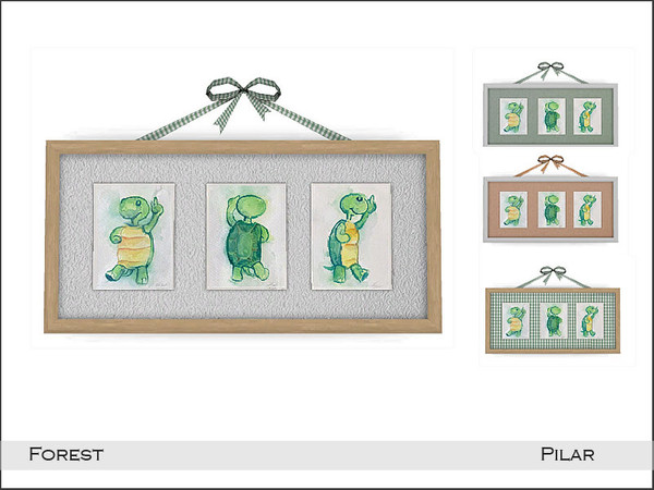 Sims 4 —  Forest Painting by Pilar —  Forest Painting