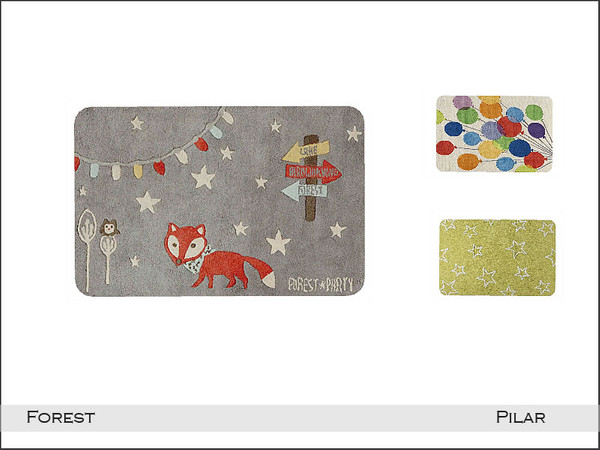 Sims 4 —  Forest Rug by Pilar —  Pilar Forest Rug