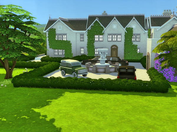 Sims 4 — Olde Hill by gredsuke2 — This house is made for the family of all the families. A large manor with a lovely