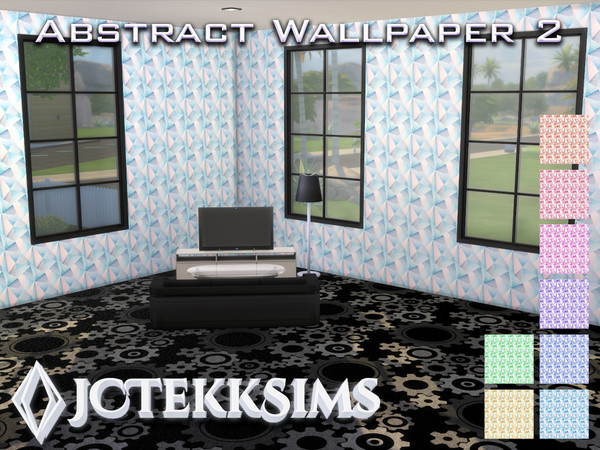 Sims 4 — Abstract Wallpaper 2 by JCTekkSims — Created with love by your friendly neighborhood creator, JCTekkSims.