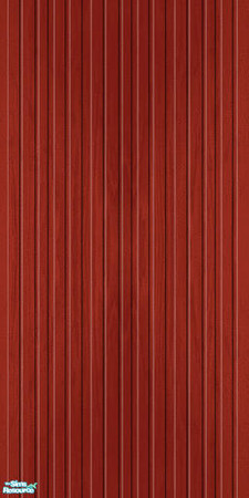 Sims 2 — Studio K VWS - Deep Red by StudioKhagerks — Part of the Vertical Wood Siding series. 20 colors. Coordinates with