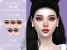 Sims 4 — Eyeshadow No 13 by Gea_Store — -5 Colores Swatch -BGC -Eyeshadow Category Dont reclaim this as yours and dont