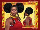 Sims 4 — Nubian Afro Buns by drteekaycee — Here's another natural look for your ethnic Sims! Innocence personified and