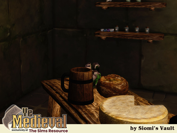 Sims 4 — Rustic life Jar by siomisvault — Part of the Ye Medieval Collab! Enjoy it! Hope you like it, thank you so much