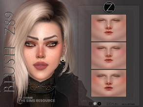Sims 4 — BLUSH Z89 by ZENX — -Base Game -All Age -For Female -4 colors -Works with all of skins -Compatible with HQ mod