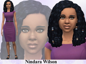 Sims 4 — Nindara Wilson by patreshasediting2 — Nindara Wilson is a beautiful Indigenous Young Adult, she loves her family