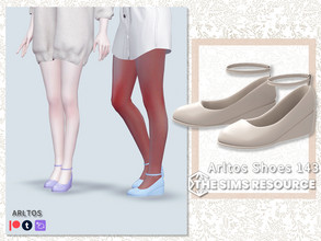 Sims 4 — Cute wedges / 143 by Arltos — 10 colors. HQ compatible.