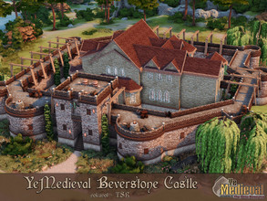 Sims 4 — Ye Medieval Beverstone Castle / TSR CC Only by nolcanol — Beverstone Castle for exclusive Ye Medieval
