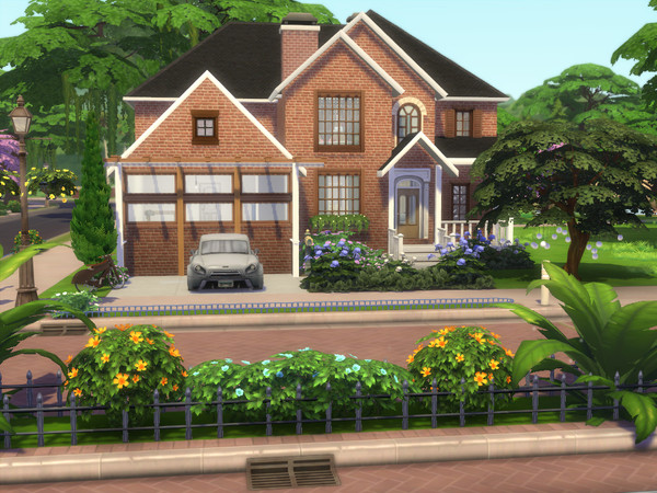 Sims 4 — Pendula view 52 by gredsuke2 — A small colonial for a smaller family, 