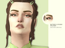 Sims 4 — BUTTERFLY sticker liner by ellvhenan — an eyeliner swatch to emulate the trend of using nail stickers or