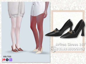 Sims 4 — Pointed toe heels / 147 by Arltos — 9 colors. HQ compatible.