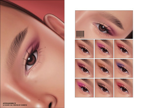 Sims 4 — Basic Eyeshadow | N172 by cosimetic — - Female - 10 Swatches. - 10 Custom thumbnail. - You can find it in the