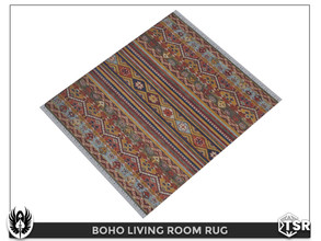 Sims 4 — Boho Living Room Rug by nemesis_im — Rug from Boho Living Room Set - 1 Colors - Base Game Compatible 