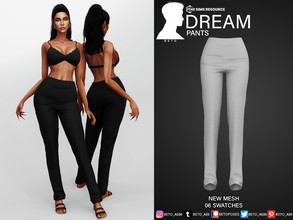 Sims 4 — Dream (Pants) by Beto_ae0 — Sleep pants, enjoy them - 06 colors - New Mesh - All Lods - All maps