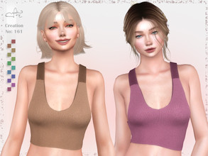 Sims 4 — Creation No: 161 by Asilkan — - 12 Colors - New Mesh (All LODs) - All Texture Maps - HQ Compatible - Custom