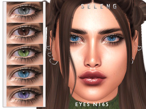Sims 4 — Eyes N165 by Seleng — HQ compatible eyes with 15 colours. Allowed for all the ages. Enjoy!
