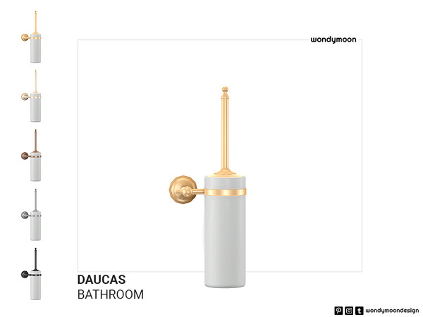 Sims 4 — Daucas Toilet Brush by wondymoon — Daucas Bathroom Toilet Brush Wondymoon Sims 4 Creations | 2023