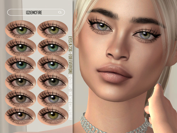 Sims 4 — Eyes N.236 by IzzieMcFire — - Stand alone item with thumbnail - 12 colors - All ages and genders - HQ texture -