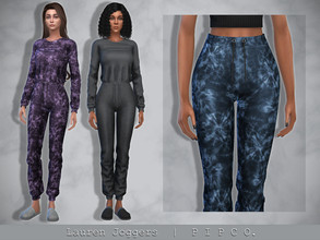 Sims 4 — Lauren Joggers. by Pipco — Joggers in 15 swatches. Base Game Compatible New Mesh All Lods HQ Compatible Specular
