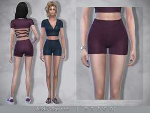 Sims 4 — Jada Shorts. by Pipco — Simple, sleek shorts in 17 colors. Base Game Compatible New Mesh All Lods HQ Compatible