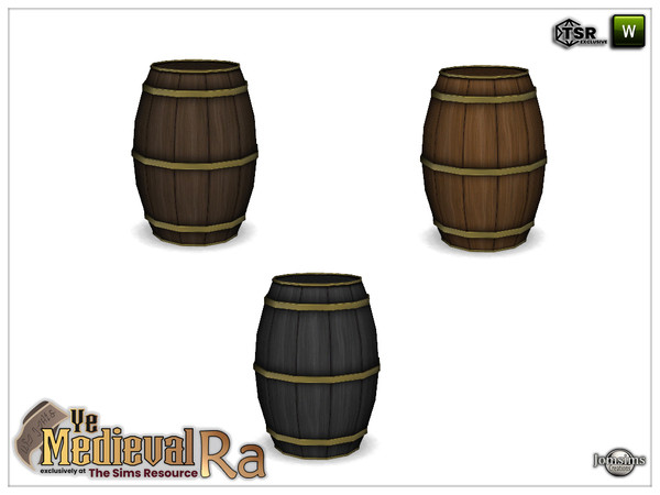 Sims 4 — Ye Medieval Ra barrel by jomsims — Ye Medieval Ra barrel