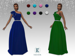 Sims 4 — Women's Gown 02.02.23 by ErinAOK — Women's Formal/Party Gown 8 Swatches