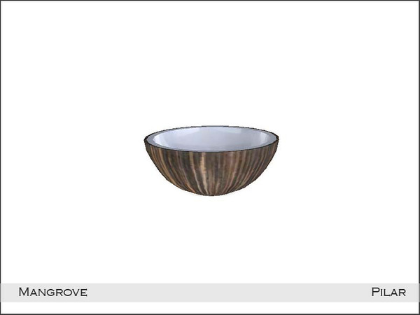 Sims 4 — Mangrove CoconutBowl by Pilar — Mangrove CoconutBowl