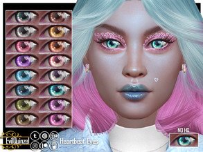 Sims 4 — Heartbeat Eyes by EvilQuinzel — Romantic eyes for Valentine's day! - Facepaint category; - Female and male; -