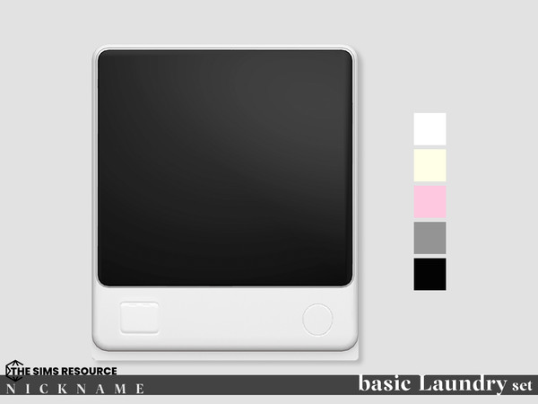 Sims 4 — basic Laundry set_dryer (obj) by NICKNAME_sims4 — basic Laundry set 15 package files. basic Laundry set_cabinet