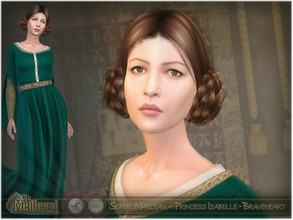 Sims 4 — SIM Sophie Marceau-Braveheart (inspiration) - Ye Medieval by BAkalia — Hello :) SIM inspired by Sophie Marceau