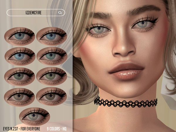 Sims 4 — IMF Eyes N.237 by IzzieMcFire — - Stand alone item with thumbnail - 9 colors - All ages and genders - HQ texture