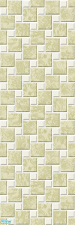Sims 2 — Studio K Marble Splash - Vanilla by StudioKhagerks — Studio K signature color marble tile and small solid tile
