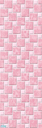Sims 2 — Studio K Marble Splash - Peony by StudioKhagerks — Studio K signature color marble tile and small solid tile in