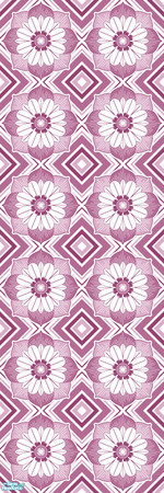 Sims 2 — Studio K Extravagance - Orchid by StudioKhagerks — A very loud, make-you-dizzy, but still very cool