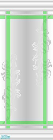 Sims 2 — Moodlight Wall Set - Moodlight Wall 4 - Green by rythmgitr — A beautiful array of moodlight walls. They look