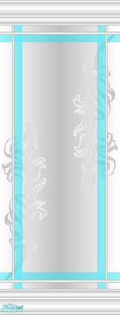 Sims 2 — Moodlight Wall Set - Moodlight Wall 3 - Aqua by rythmgitr — A beautiful array of moodlight walls. They look