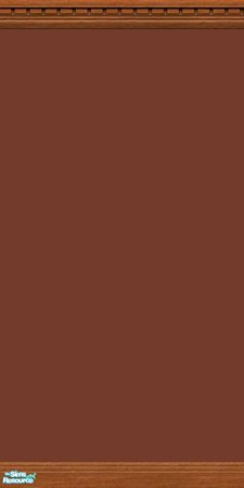 Sims 2 — Forbidden Fruit Walls: Medium Wood - Brick Full W/Crown by becboobear — Made to match the Forbidden Fruit