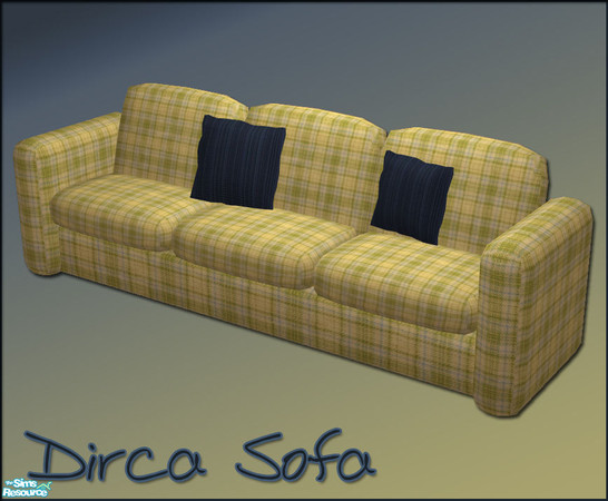 Sims 2 — Dirca Living Room - Sofa by sim_man123 — New sofa mesh, part of my Dirca Living Room set.