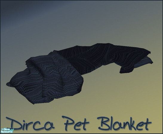 Sims 2 — Dirca Living Room - Pet Blanket by sim_man123 — New pet bed mesh, part of my Dirca Living Room set.