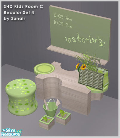 Sims 2 — SHD Kids Room C - Recolor set 4 by Sunair — SHD Kids Room C - Recolor set 4 (nature)