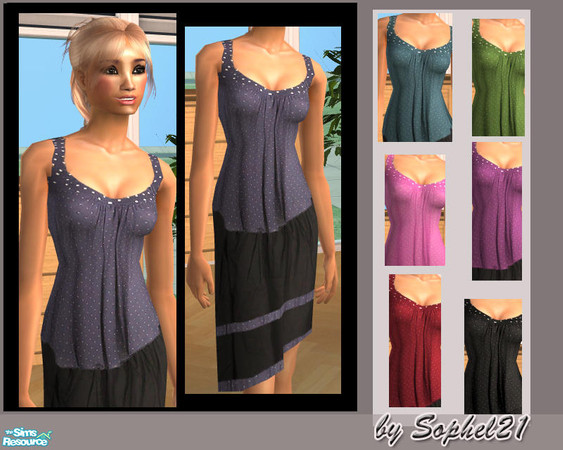 Sims 2 — SO_Collection_121 by Sophel21 — shirt and skirt in same look - whole outfit for your sim ladies ***req. no mesh,