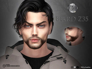 Sims 4 — BEARD Z35 by ZENX — -Base Game -All Age -For Female -13 colors -Works with all of skins -Compatible with HQ mod