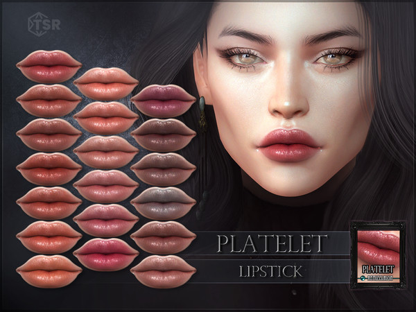 Sims 4 — Platelet Lipstick by RemusSirion — Since TSR removed me from their Artist program on 30th of august 2024, this