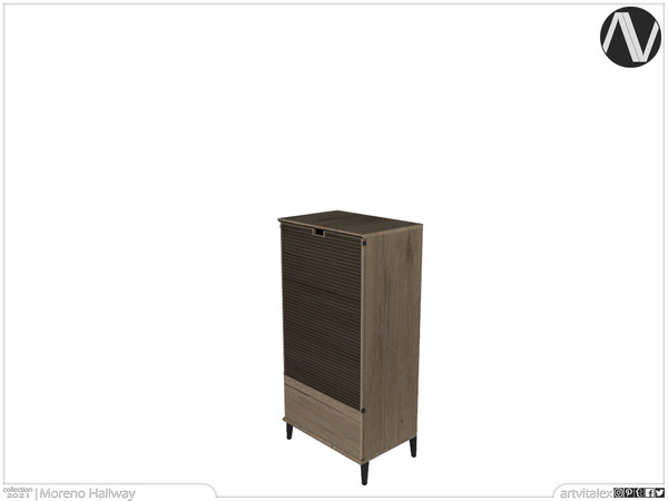 Sims 3 — Moreno Shoe Closet With Single Door Short by ArtVitalex — Hallway Collection | All rights reserved | Belong to