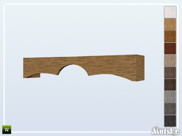 Sims 4 — Cotswolds Window Cornice Small 1x1 by Mutske — This cornice is part of the construtionset Cotswolds. Made by
